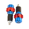 Embout de guidon Tuning Rouge-Bleu foncé (type2), Pièces Pocket Cross