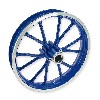 Jante arrière bleu pocket bike Cross (10'', type 2 ), Pieces Dirt Nitro