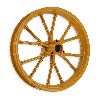 Jante avant jaune pocket bike Cross (10'', type 2 ), Pieces Dirt Nitro
