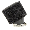 Filtre à air coudé double Mousse Noir (44mm), Pièces Quad Chinois 200cc