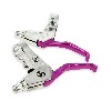 Poignée de frein en aluminium (Violette), Pièces Racing pocket ZPF