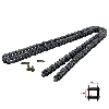 Chaine 64 Maillons RENFORCÉE Gros Pas T8F pour Pocket Supermotard, Pièces Pocket Supermotard
