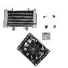 Radiateur + adaptateur + ventilateur Shineray 250cc STIXE, Pièces Shineray 250 STIXE ST9E