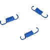 3 Ressorts Soft embrayage scooter chinois 50cc  2 temps (Bleu), Pièces scooter chinois