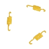3 ressorts Soft embrayage chinois scooter chinois 50cc 4 temps (Jaune), Pièces scooter chinois