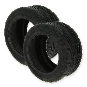 Paire de Pneus Arrière Route 225-40-10 pour Quads Shineray 200ST-6A