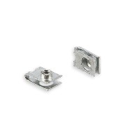 2 écrous rapides pour carénage M6 pour quad Bashan 250cc BS250S11