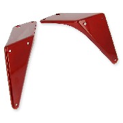 Supports Spoiler arrière pour quad 250F3 rouge
