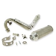 Pot d'échappement chromé Skyteam Dax 125cc