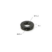 Entretoise pour axe de roue 12-6 Skyteam Bubbly 50cc à 125cc
