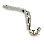 Tube d'échappement chromé Skyteam Dax 125cc