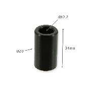 Entretoise pour axe de roue 12-34 Skyteam Dax Skymax 50cc à 125cc