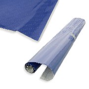 Rouleau autocollant de covering imitation carbone pour de Mini Citycoco (Bleu)