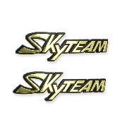 2 x Logo SkyTeam autocollant en plastique pour réservoir Ace