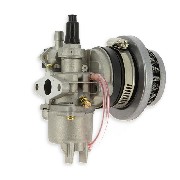 Kit carburateur 12mm pour pocket ATV (Alu)