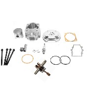 Kit 53cc 4 transferts + Vilebrequin Racing axe 12mm (type B ALU)