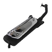 Pot d'échappement pour scooter chinois 125 cc (type 3)