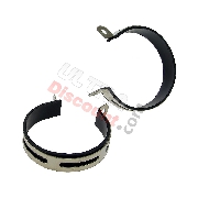 Paire de Colliers d'Échappement pour Scooter Baotian BT49QT-9 (Ø:101mm)