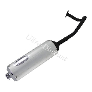 Pot d'Échappement pour Scooter Baotian BT49QT-9 (Type 3)
