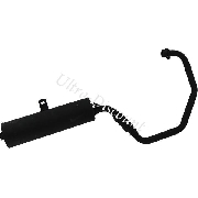 Pot d'echappement pour quad Bashan BS200S-3