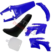 Carénage pour Dirt Bike Bleu (Type AGB27)