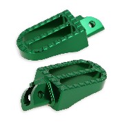 Cale pieds Vert Tuning en Aluminium pour YAMAHA PW80