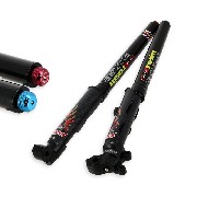 Bras de fourche FASTACE 700mm, axe 12mm - Noir