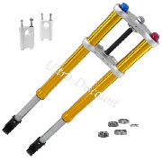 Fourche dirt bike complète Haut de Gamme ( Or , 700 mm )