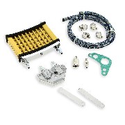 Radiateur d'huile UD Racing pour dirt bike (Or)