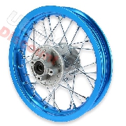 Jante arrière 12'' Bleu clair pour dirt bike (Type 1)