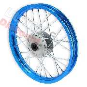 Jante avant 14'' Bleu pour dirt bike AGB27 (type 1)