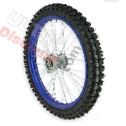 Roue Avant 19'' pour Dirt Bike AGB30 - Bleu