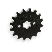 Pignon renforcé de 16 dents pour dirt (420 : Ø:17mm)