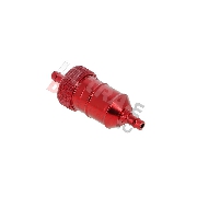 Filtre à essence démontable de HAUTE QUALITE (type 2 Rouge)