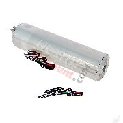 Cartouche de Pot d'Échappement Zocchi pour Pocket Bike MTA4 (21,5cm - 96Db)