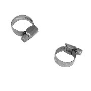Lot de 2 colliers 20mm pour durite de Quad Bashan 200cc (BS200S-7)
