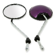 Lot de rétroviseurs pour Citycoco - Violet Metalisé