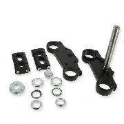Té de fourche complet 45x48x160 pour dirt bike - NOIR
