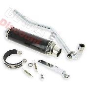 Pot d'échappement carbone Skyteam Gorilla 125cc