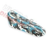 Selle pour pocket cross camouflage bleu type1