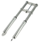 Fourche Pocket bike cross argent