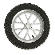 Roue arrière complète pocket bike Cross (8'' alu)