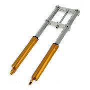 Fourche Pocket bike Supermotard dorée