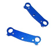Paire de Té de fourche Tuning pour pocket Replique R1 ( BLEU )