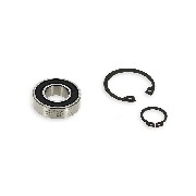 Kit roulement de haute qualité cloche d'embrayage 17mm (6003-2RSL)