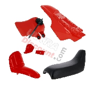 Carénage Complet pour Yamaha PW50 (Rouge)