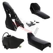 Carénage Complet pour Yamaha PW80 (Noir)
