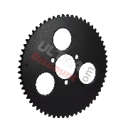 Couronne Renforcée 60 Dents 3 Trous pour Chaine Petit Pas de Pocket Quads (Type 2)