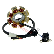 Stator pour Scooter Chinois 50cc 4temps (4 fils)