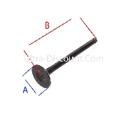 Soupape d'admission pour scooter baotian BT49QT-9